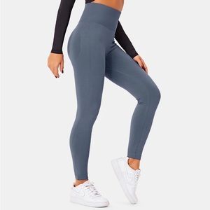 Halara Seamless Flow High Waisted Butt Lifting Plain Full Length Leggings